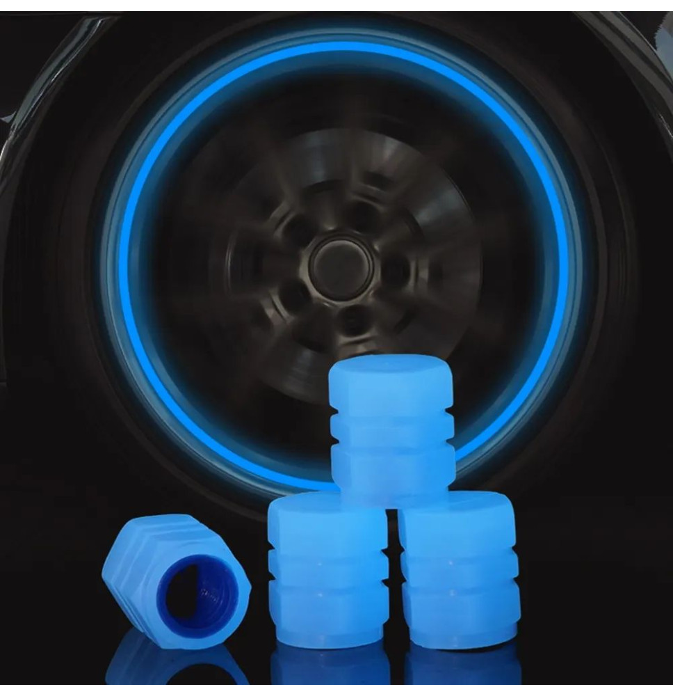 Fluorescent Tire Valve Stem Covers