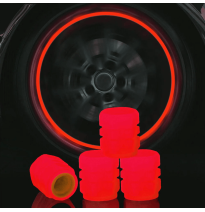 Fluorescent Tire Valve Stem Covers