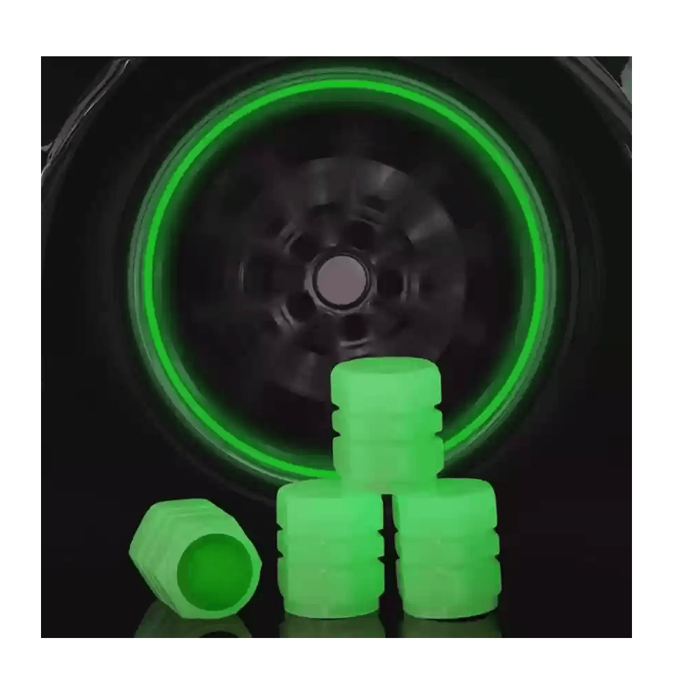 Fluorescent Tire Valve Stem Covers